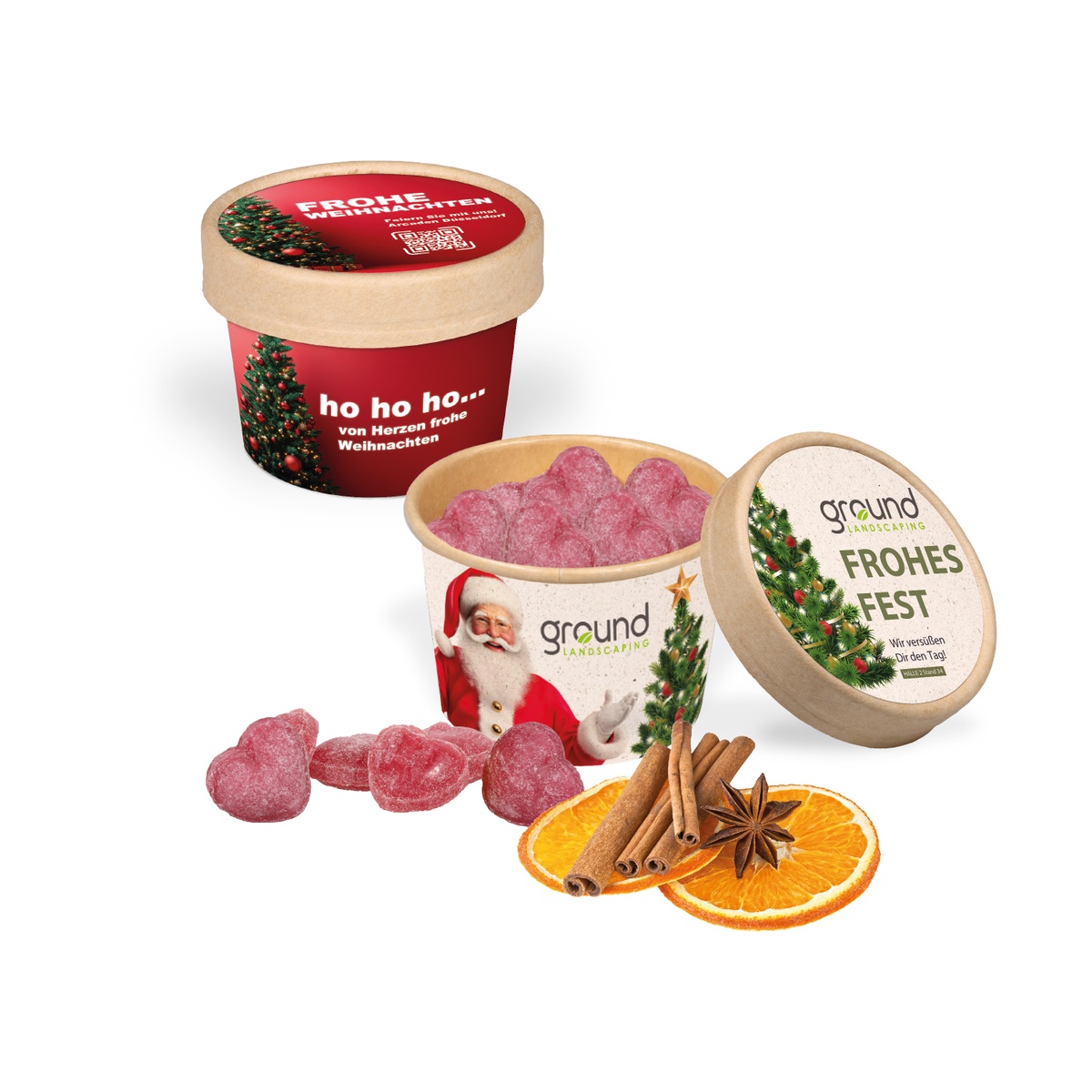 Rundum (ca. 62 x 62 x 45 mm)