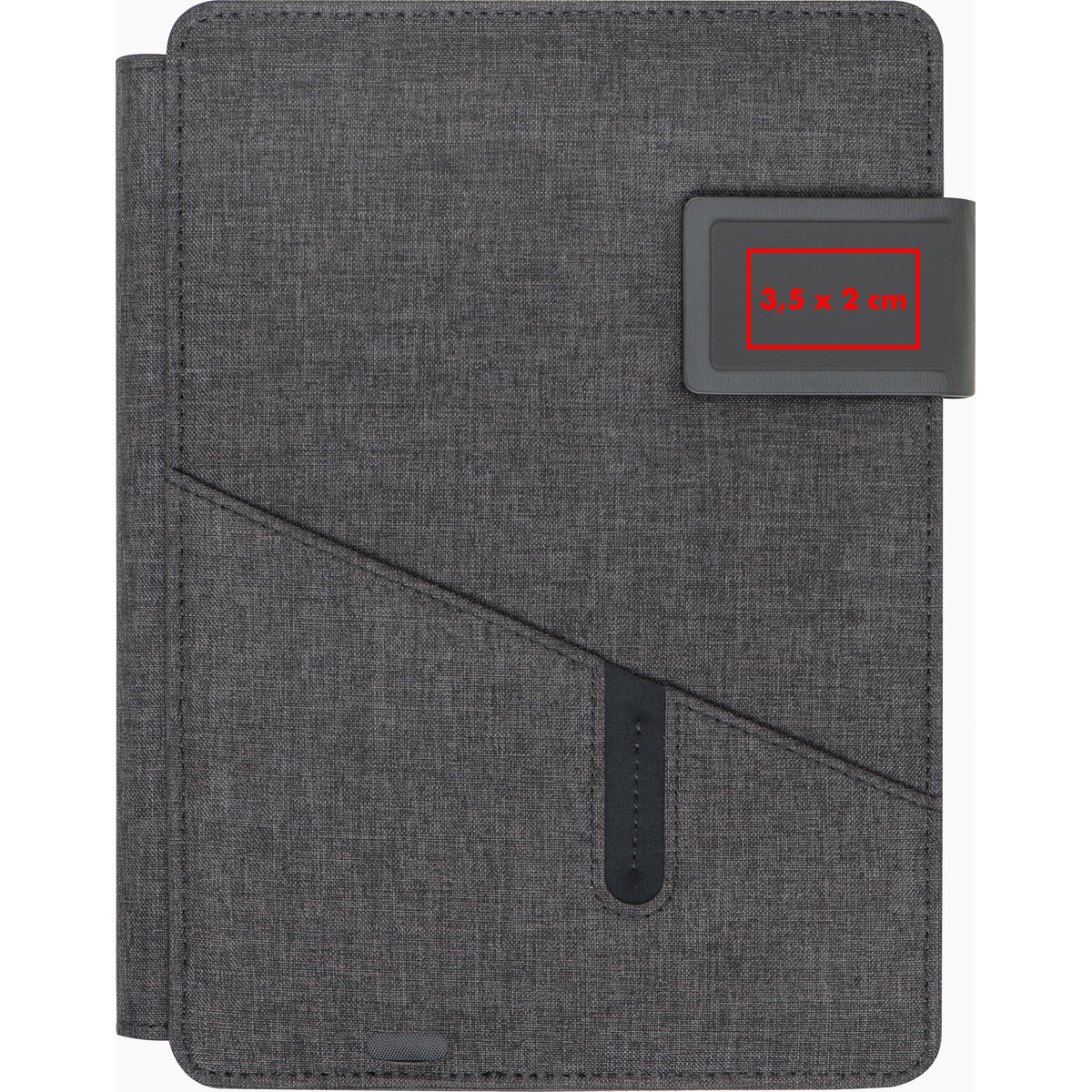 Auf die Mappe (3,5 x 2 cm)