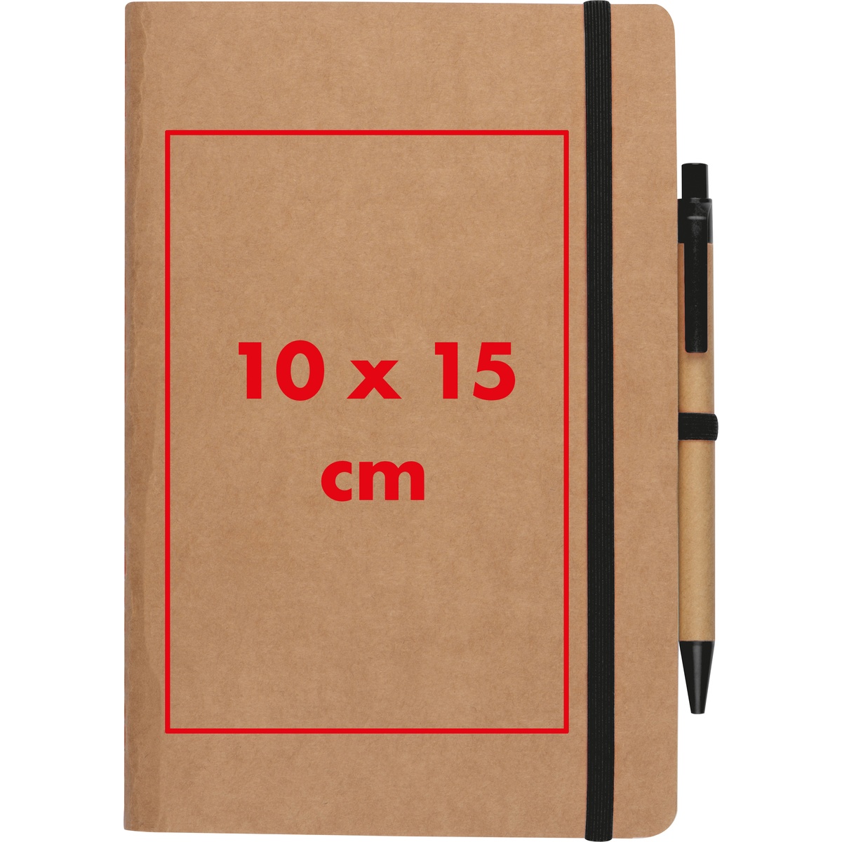 Auf der Vorderseite (10 x 15 cm)