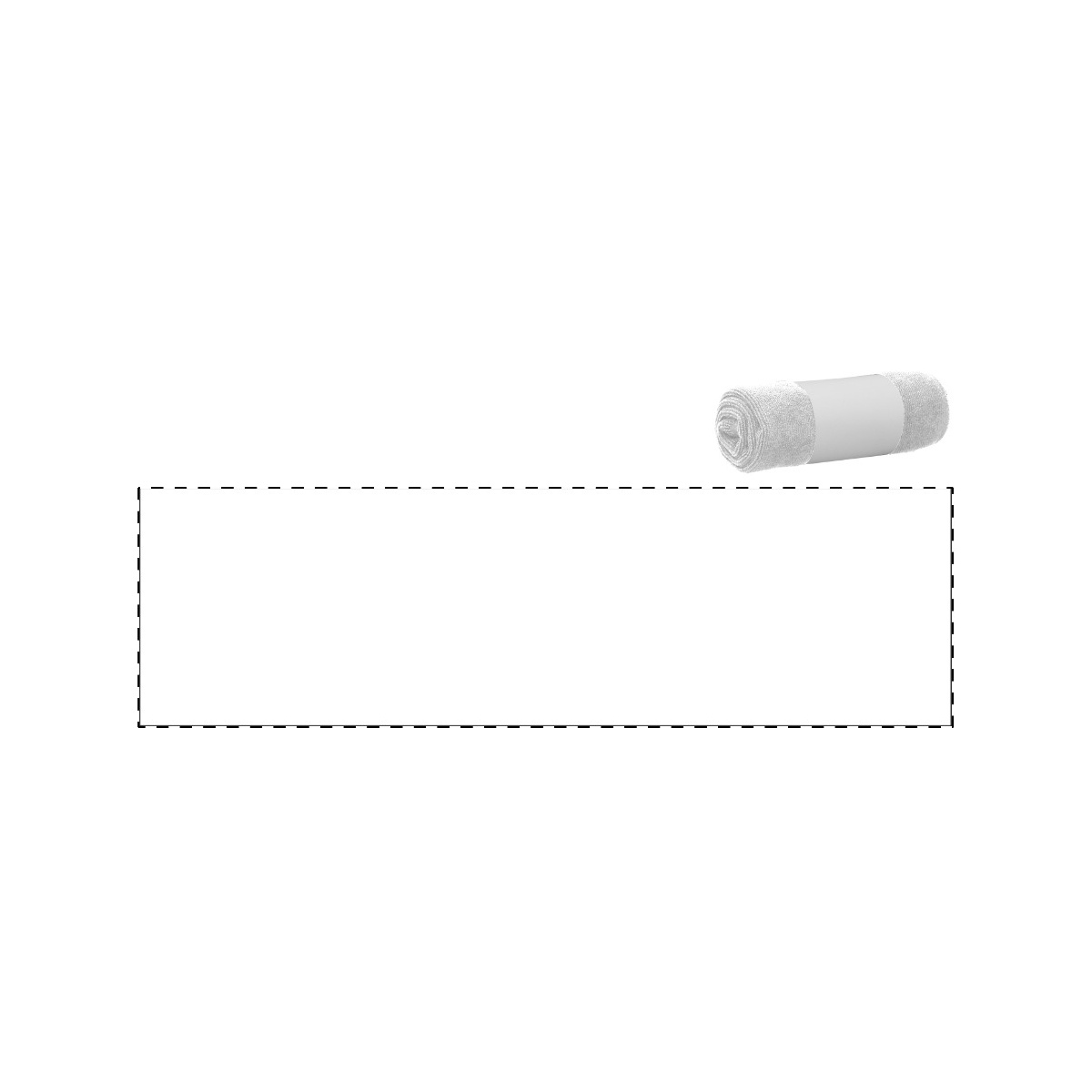 Maßgefertigte Papierbanderole (240 x 70 mm)