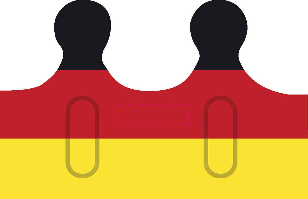 rotes Segment (5x1,5 cm)