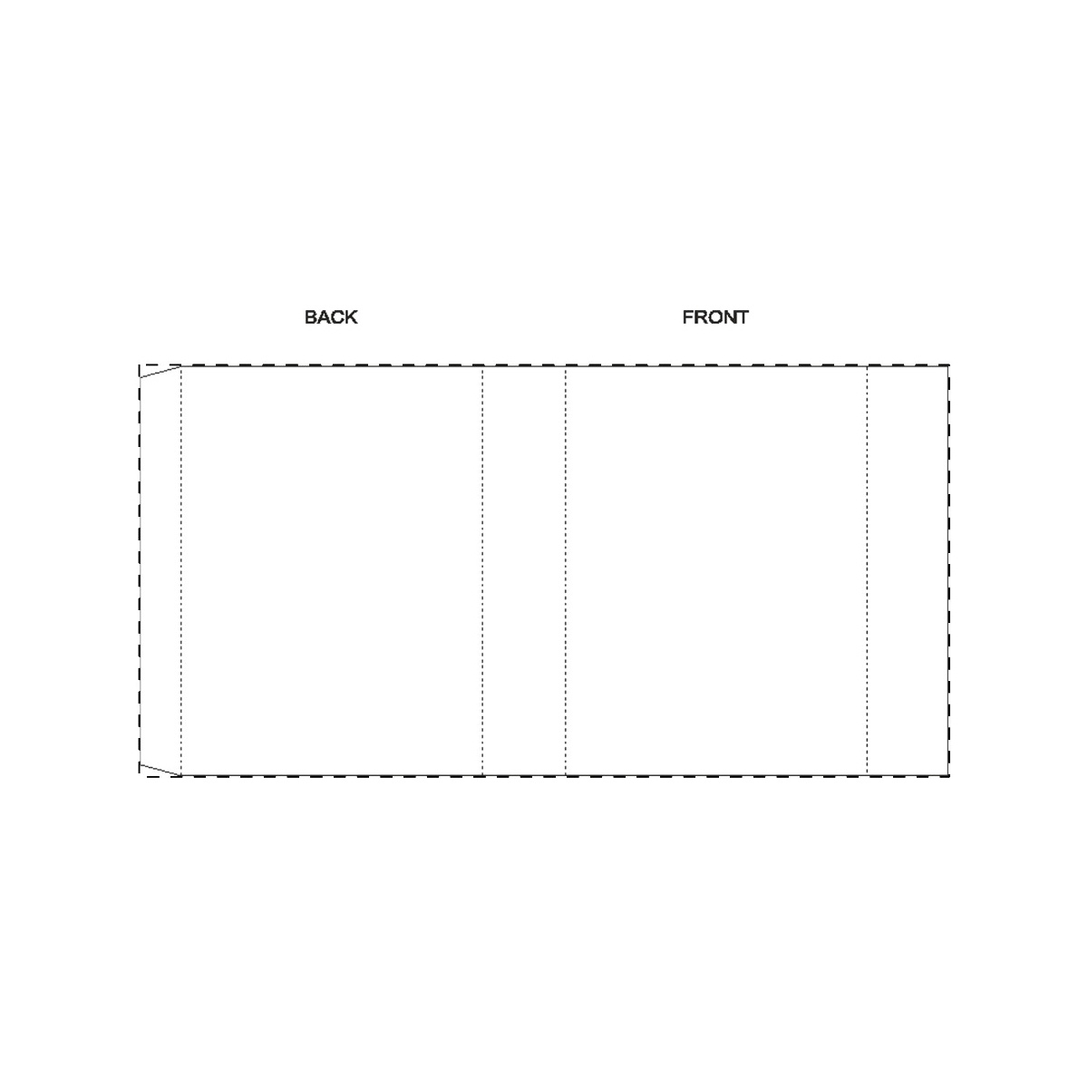 Maßgefertigte Papierbanderole (258 x 130 mm)