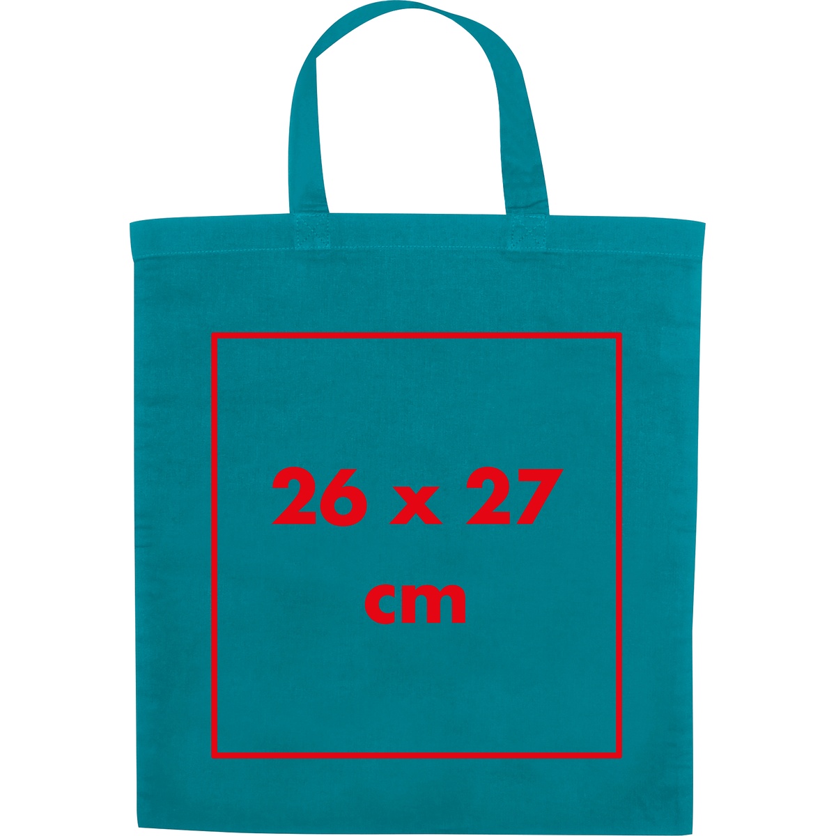 Auf die Tasche/Beutel (26 x 27 cm)