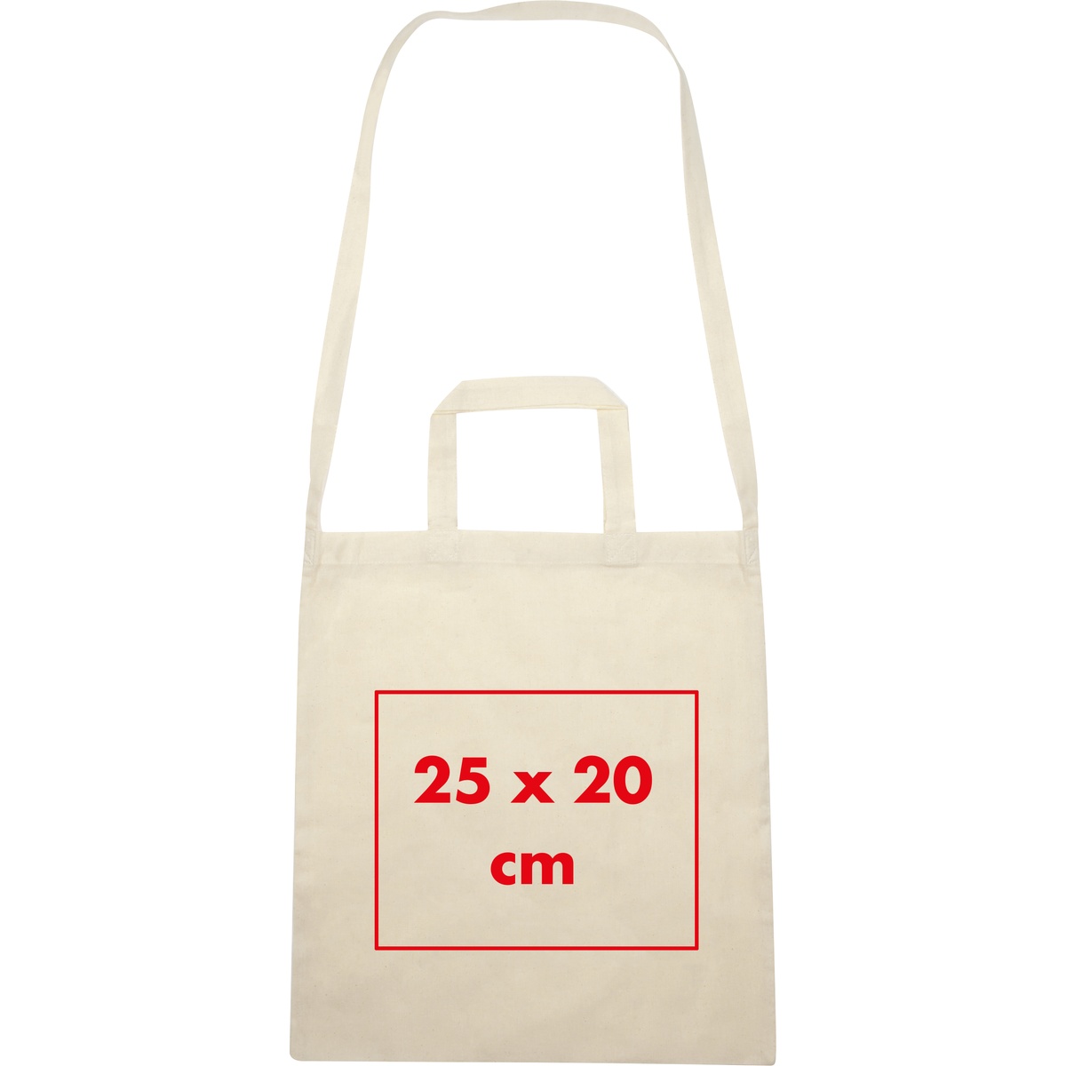 Auf die Tasche/Beutel (25 x 20 cm)