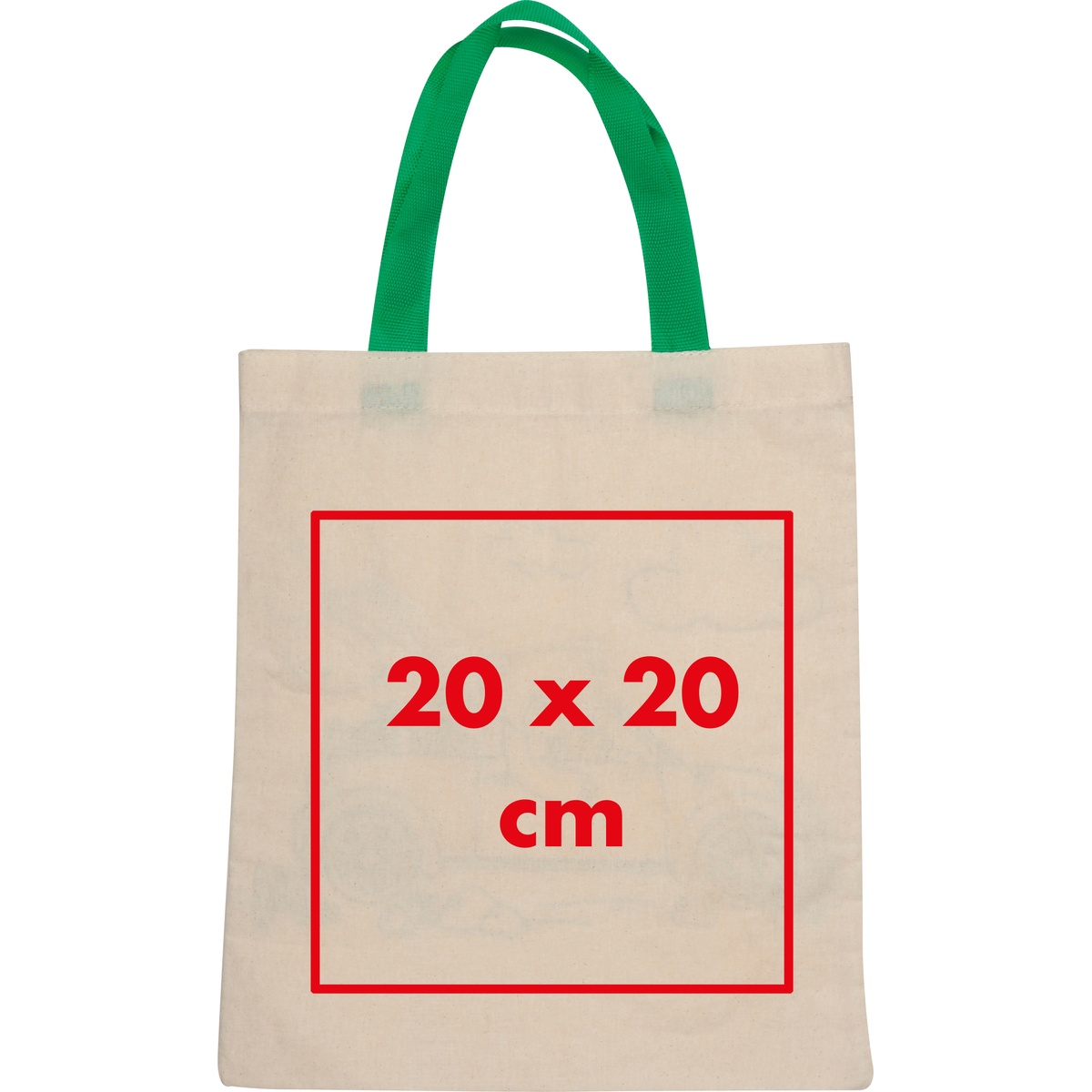 Auf der Vorderseite (20 x 20 cm)