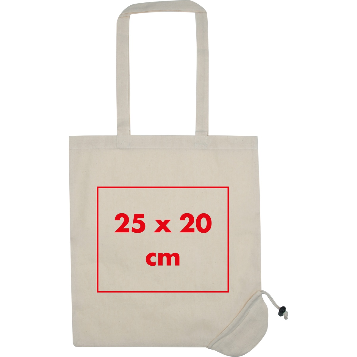 Auf die Tasche/Beutel (25 x 20 cm)