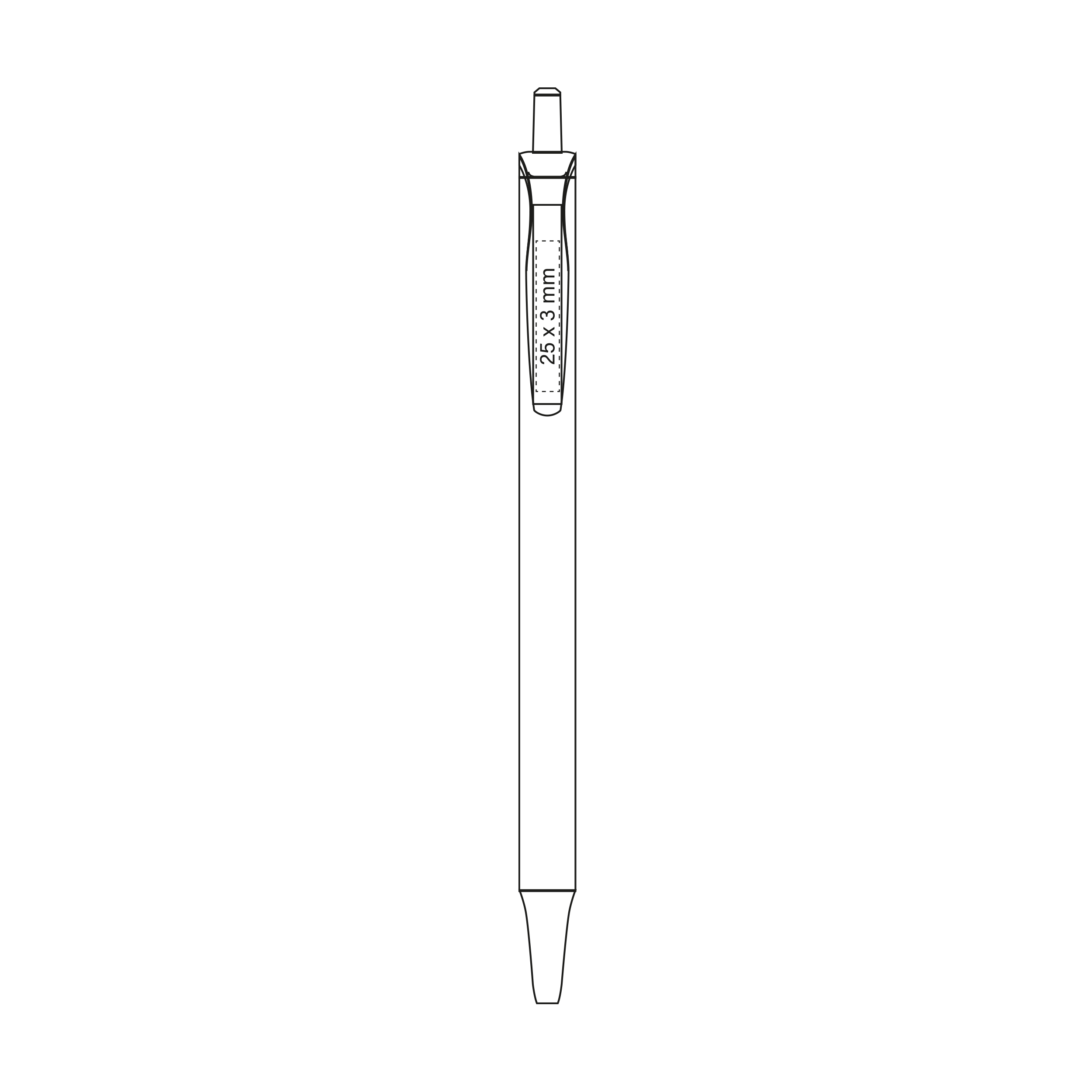 Clip Clip (0,3 x 2,5 cm)