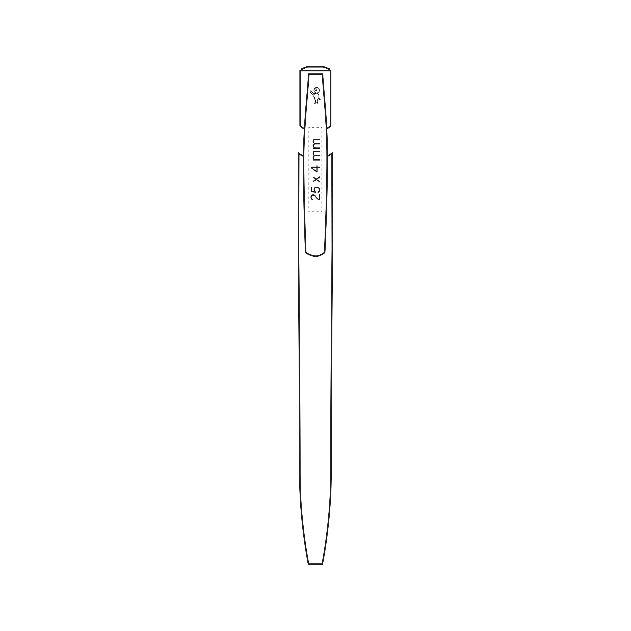 Clip Clip (0,4 x 2,5 cm)