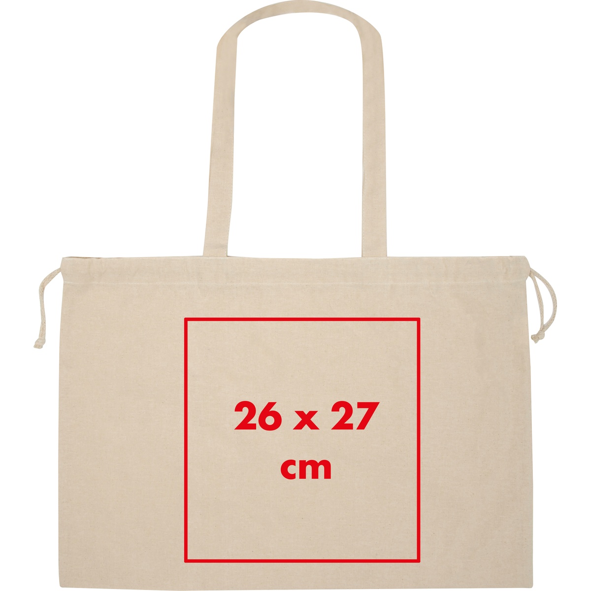 Auf die Tasche/Beutel (26 x 27 cm)