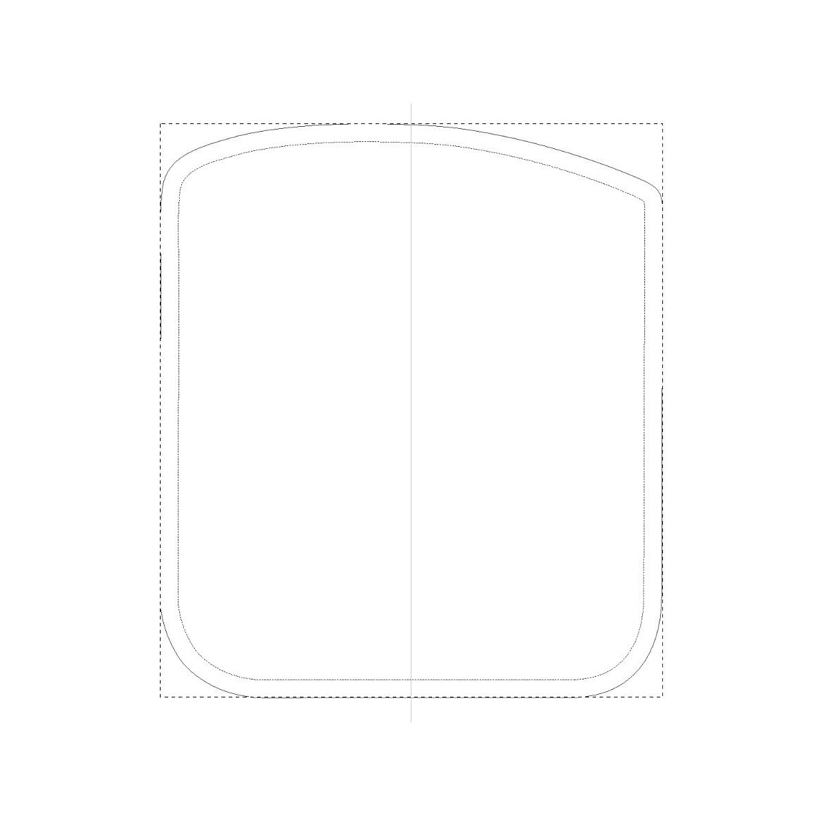 Komplette Oberfläche (18 x 5 cm)