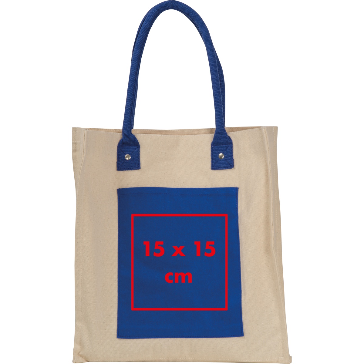 Auf die Tasche/Beutel (15 x 15 cm)