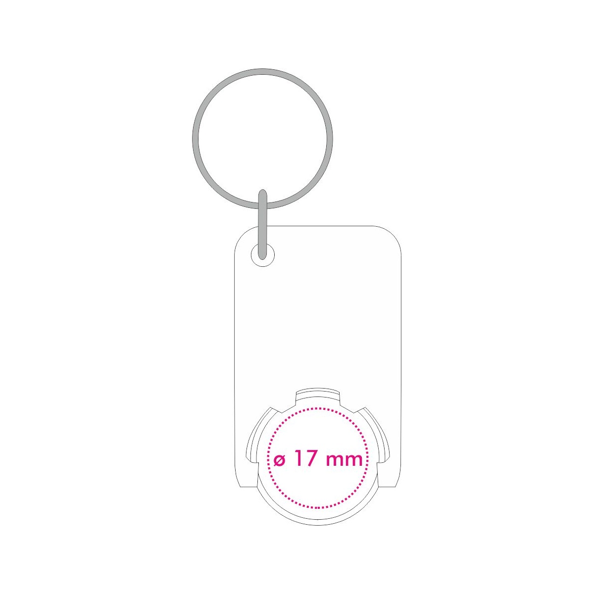 Chip Rückseite (ø 1,7 cm)