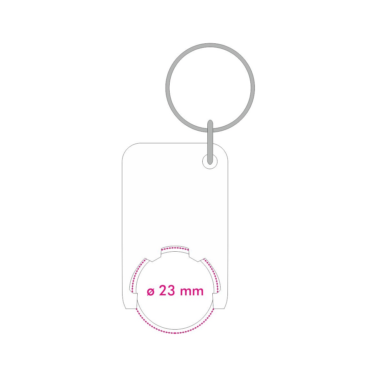 Chip Rückseite (ø 2,3 cm)