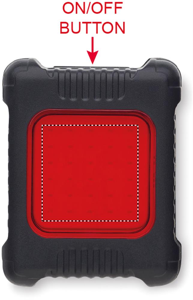 Rotes Licht (2 x 2 cm)