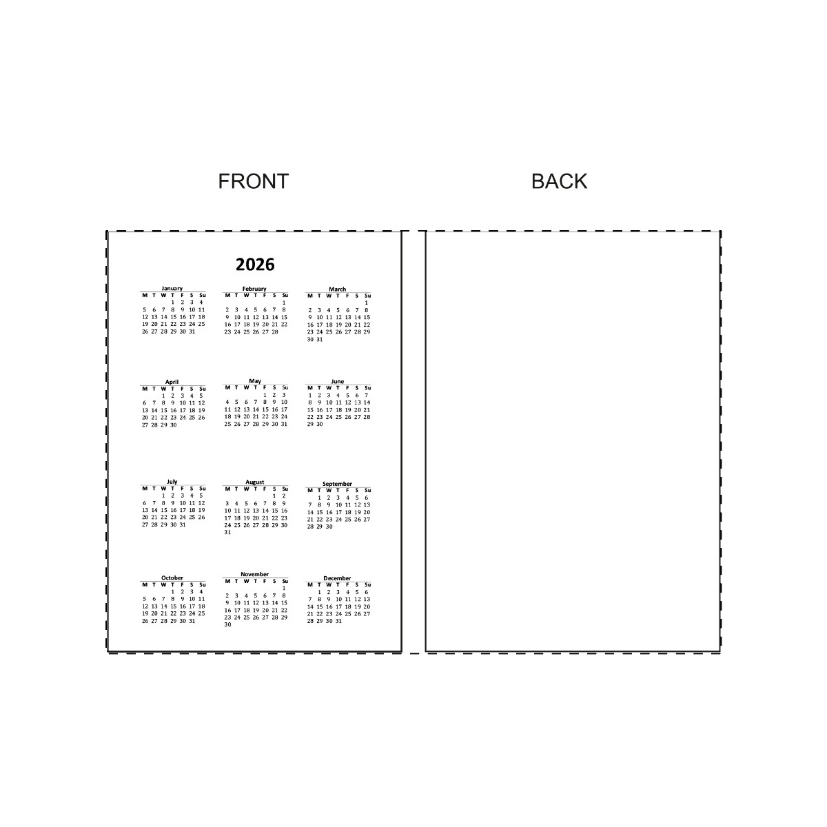 Komplette Oberfläche (7 x 10 cm)