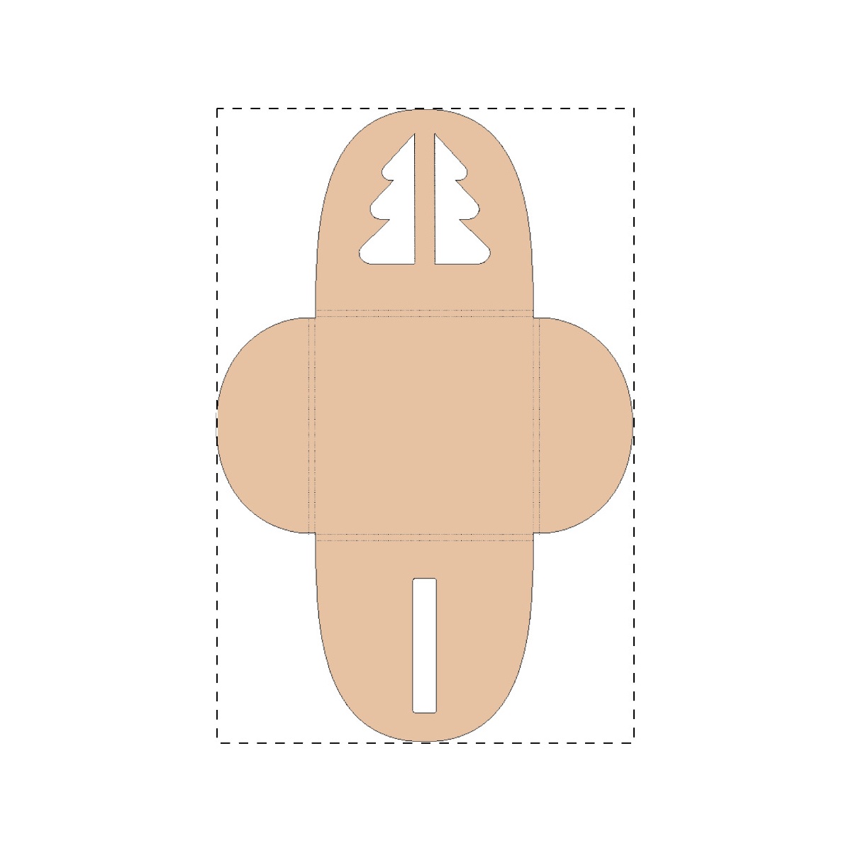 Maßgefertigter Kraft-Karton (191 x 289 mm)