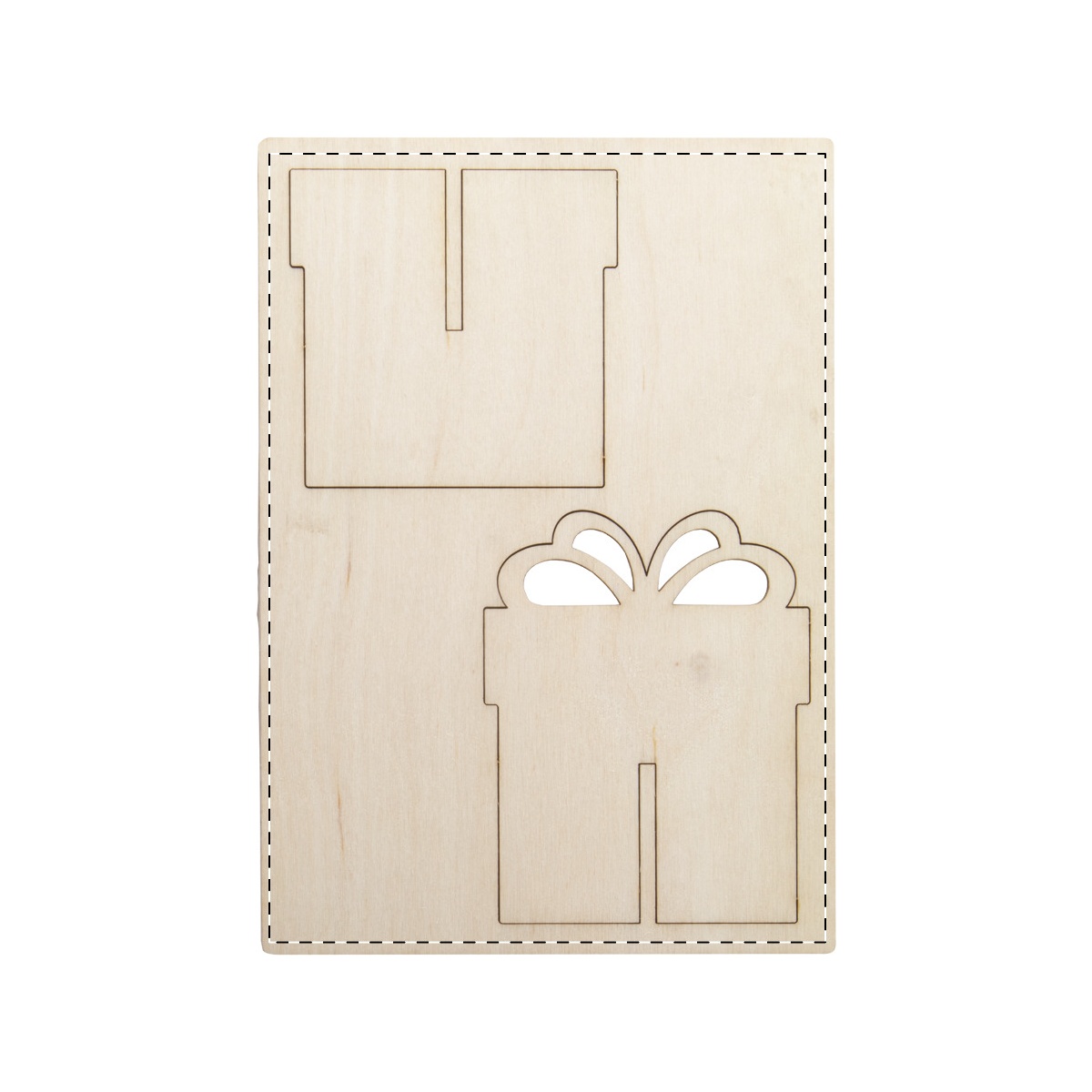 Holzteil - vorne (100 x 143 mm)