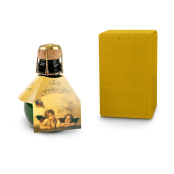 Geschenkartikel: Kleinste Sektflasche: Weihnachts-Raffael