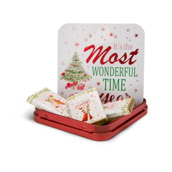 Geschenkartikel: Schokoladendose Weiße Weihnacht