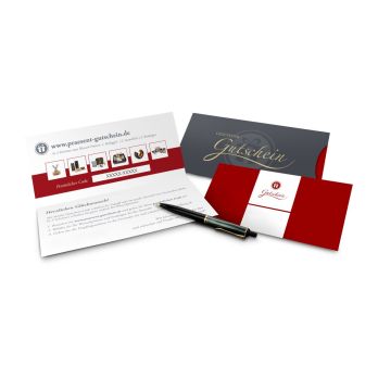 Geschenkgutschein für Lifestyle- und Wellnessprodukte in verschiedenen €-Werten