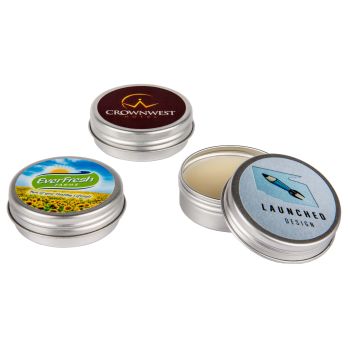 Lippenpflege im Aluminium-Döschen "LipJar Alu Label"
