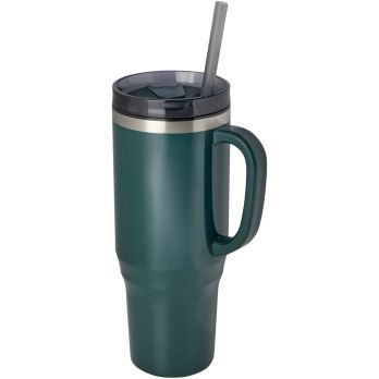 Melbourne 1200 ml RCS-zertifizierter Isolierbecher mit Strohhalm