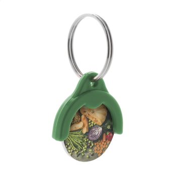 Schlüsselanhänger mit Einkaufswagen-Chip Token