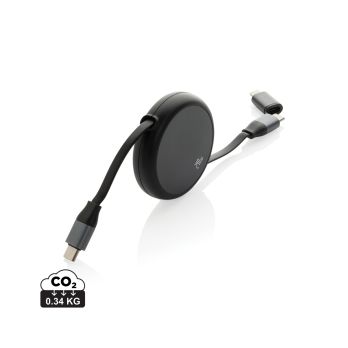 Terra ausziehbares 240W 2-in-1 Kabel aus RCS rec. Aluminium