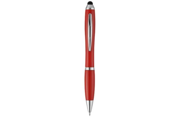 Nash Stylus Kugelschreiber mit farbigem Griff und Schaft - rot 