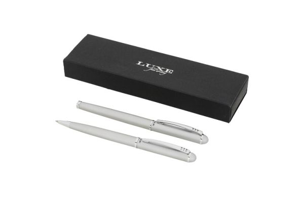 Kugelschreiber-Geschenkset - silber 