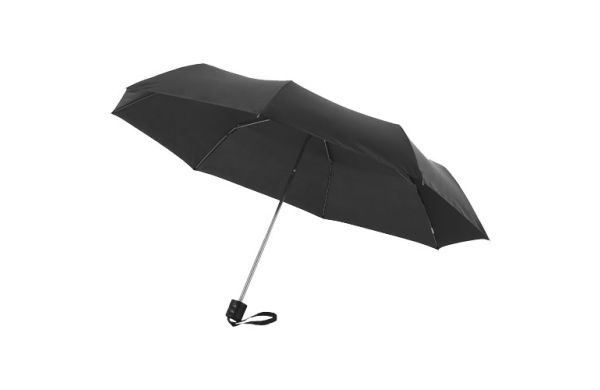 Ida 21,5" Kompaktregenschirm - schwarz 