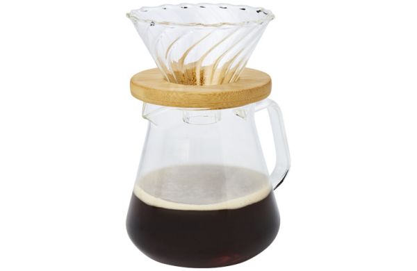 Geis 500 ml Glas Kaffeebereiter - transparent, natural 