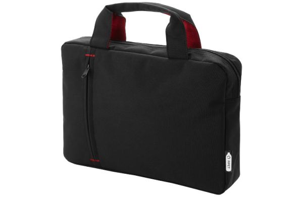 Detroit RPET Konferenztasche 4L - rot, schwarz 