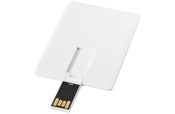 Slim 2 GB USB-Stick im Kreditkartenformat - weiss 