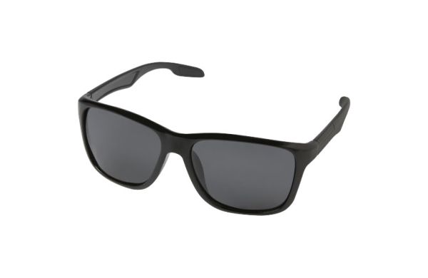 Eiger polarisierte Sonnenbrille mit Etui aus recyceltem Kunststoff - schwarz 