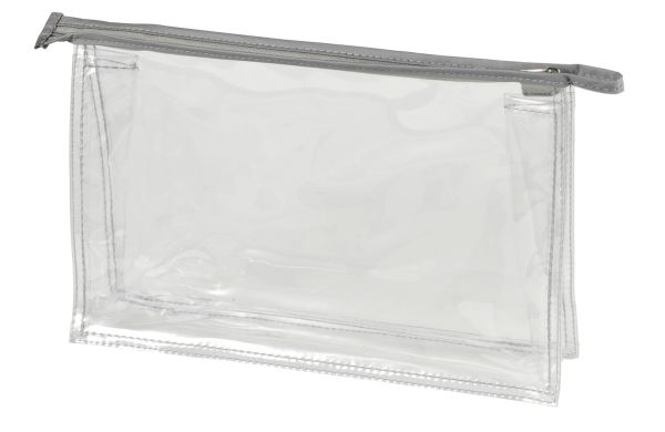 Halfar/Reißverschluss-Tasche UNIVERSAL transparent