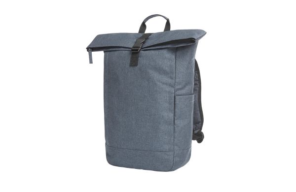 HALFAR/Rucksack CIRCLE blau-grau meliert