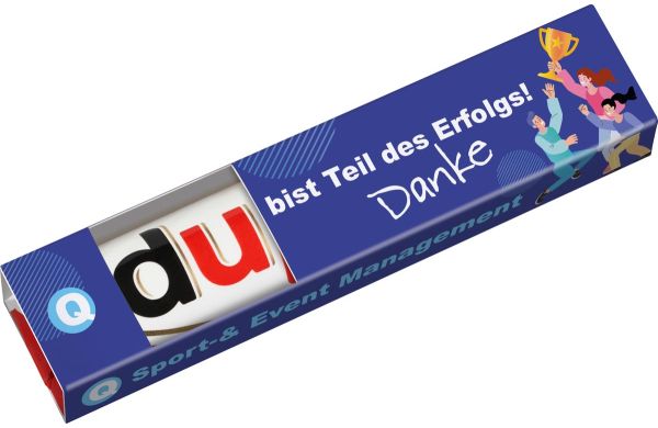 1er Duplo im Werbeschuber mit Sichtfenster