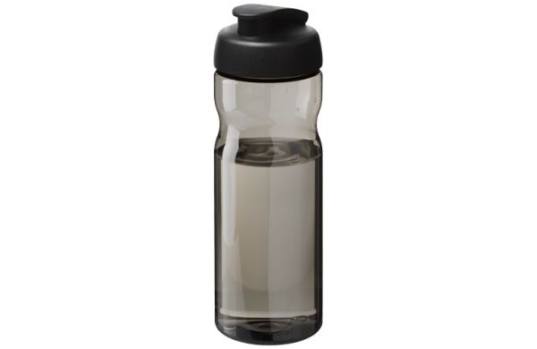 H2O Active® Eco Base 650 ml Sportflasche mit Klappdeckel - charcoal, schwarz 