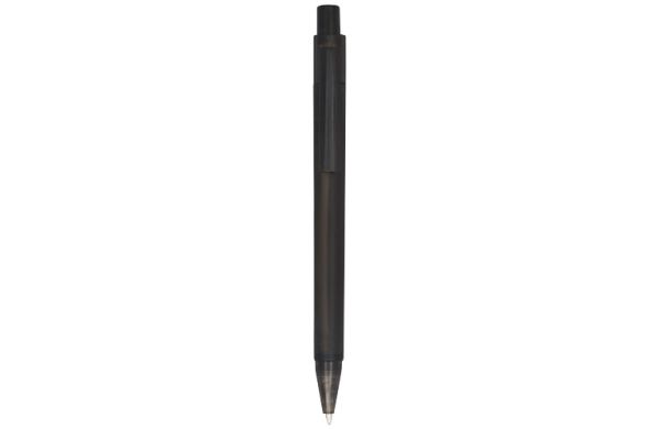 Calypso Kugelschreiber transparent matt - schwarz gefrostet 
