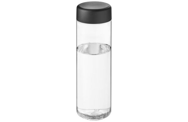 H2O Active® Vibe 850 ml Sportflasche mit Drehdeckel - transparent, schwarz 
