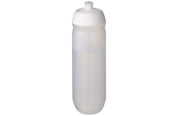 HydroFlex™ Clear 750 ml Squeezy Sportflasche - weiss, klar mattiert 
