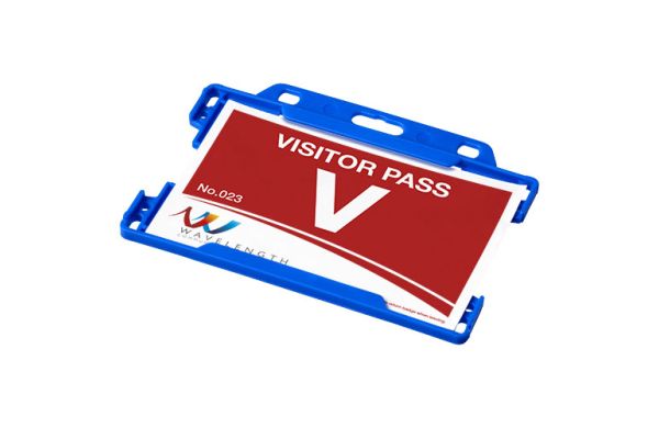 Vega Kartenhalter aus Kunststoff - blau 