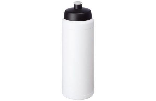 Baseline® Plus grip 750 ml Sportflasche mit Sportdeckel - weiss, schwarz 