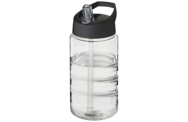 H2O Active® Bop 500 ml Sportflasche mit Ausgussdeckel - transparent, schwarz 