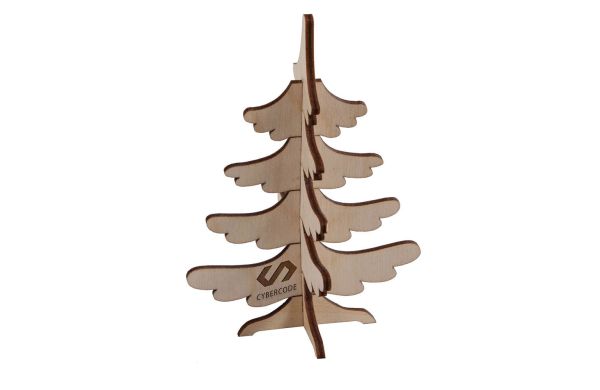 3D Holzpuzzle-Karte, Lasergravur