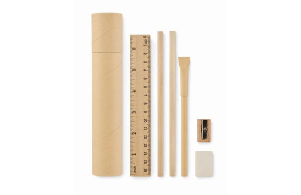 MEJU 5teiliges Schreibset, beige