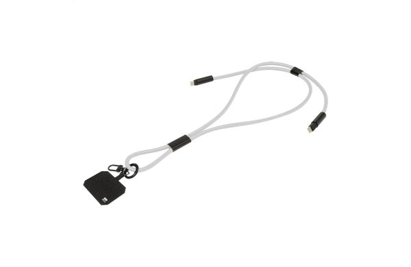 60W Lanyard mit Lade- und Datenkabel aus RPET HolCharge
