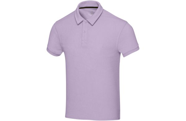 Akoya Poloshirt aus GRS-recyceltem Frottee Unisex, fliederfarben, XS