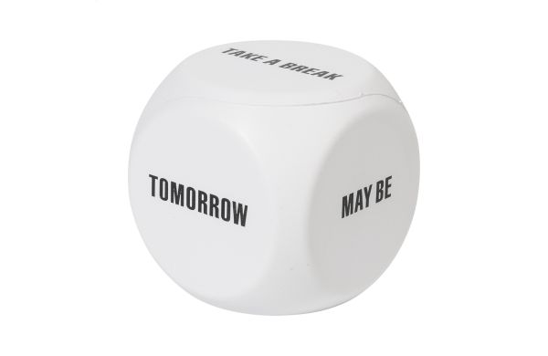 Antistressball / Entscheidungshilfe Verdict, weiß